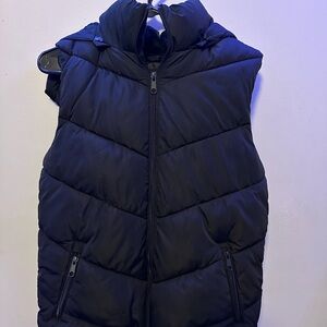 Black Puffer Vest